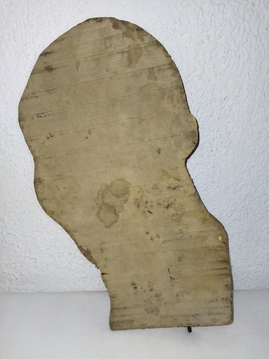 TITO Yougoslavie Guerre mondiale Panneau Forain en Bois polychrome Art Populaire Curiosité -photo-2