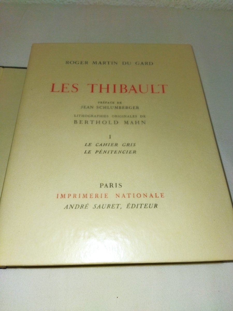 LES THIBAULT Roger Martin du GARD  8 volumes Illustrés Lithographies Collection N°1803-photo-4