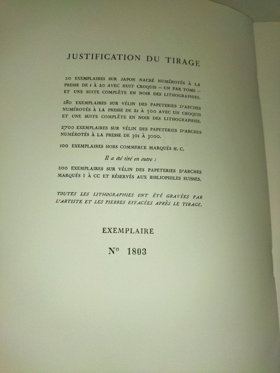 LES THIBAULT Roger Martin du GARD  8 volumes Illustrés Lithographies Collection N°1803-photo-8