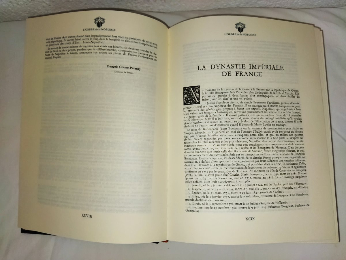 The Order Of The Nobility Jean De Bonnot 7 Volumes Coats Of Arms Blazons Collection-photo-3