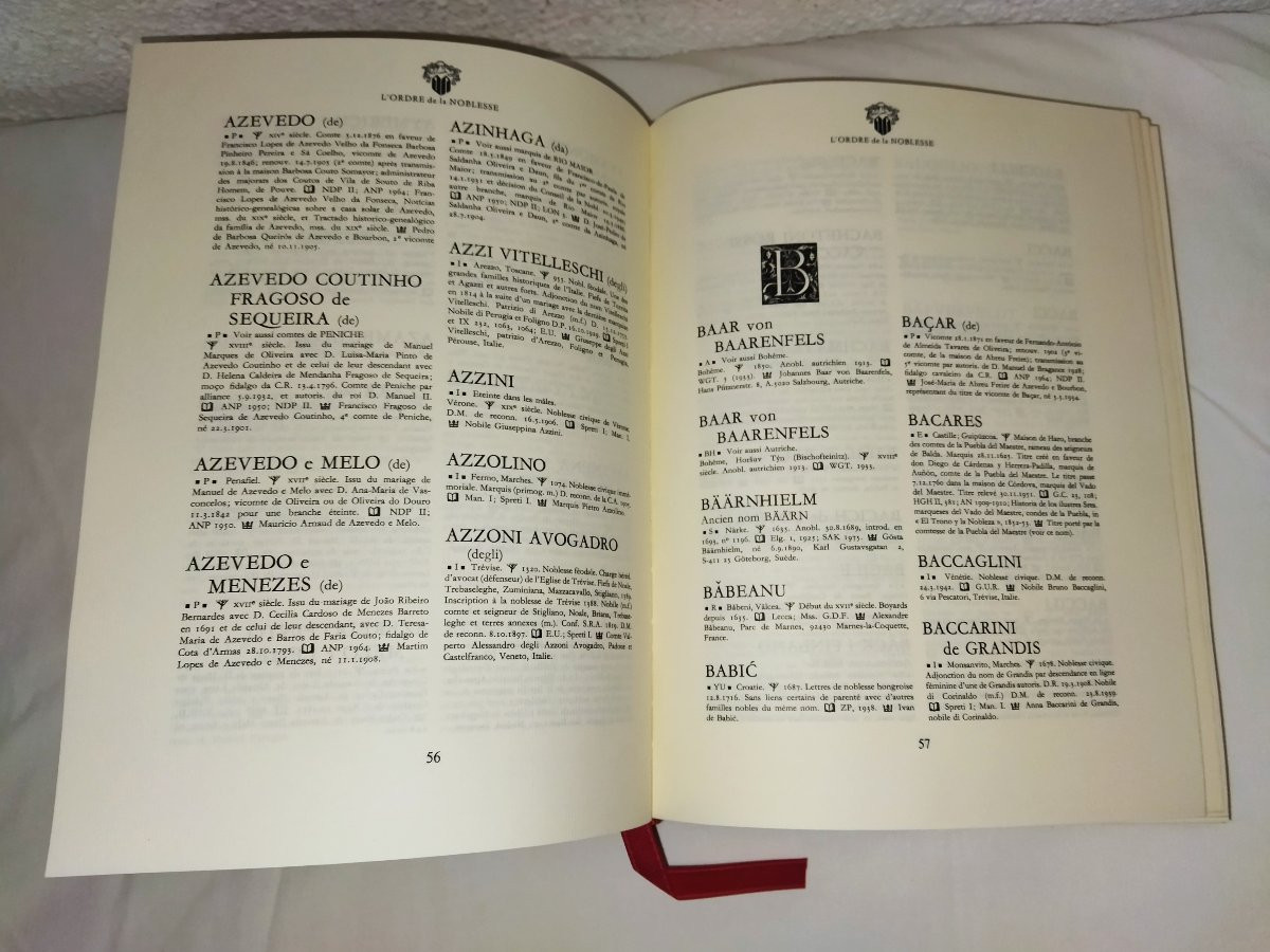 The Order Of The Nobility Jean De Bonnot 7 Volumes Coats Of Arms Blazons Collection-photo-5