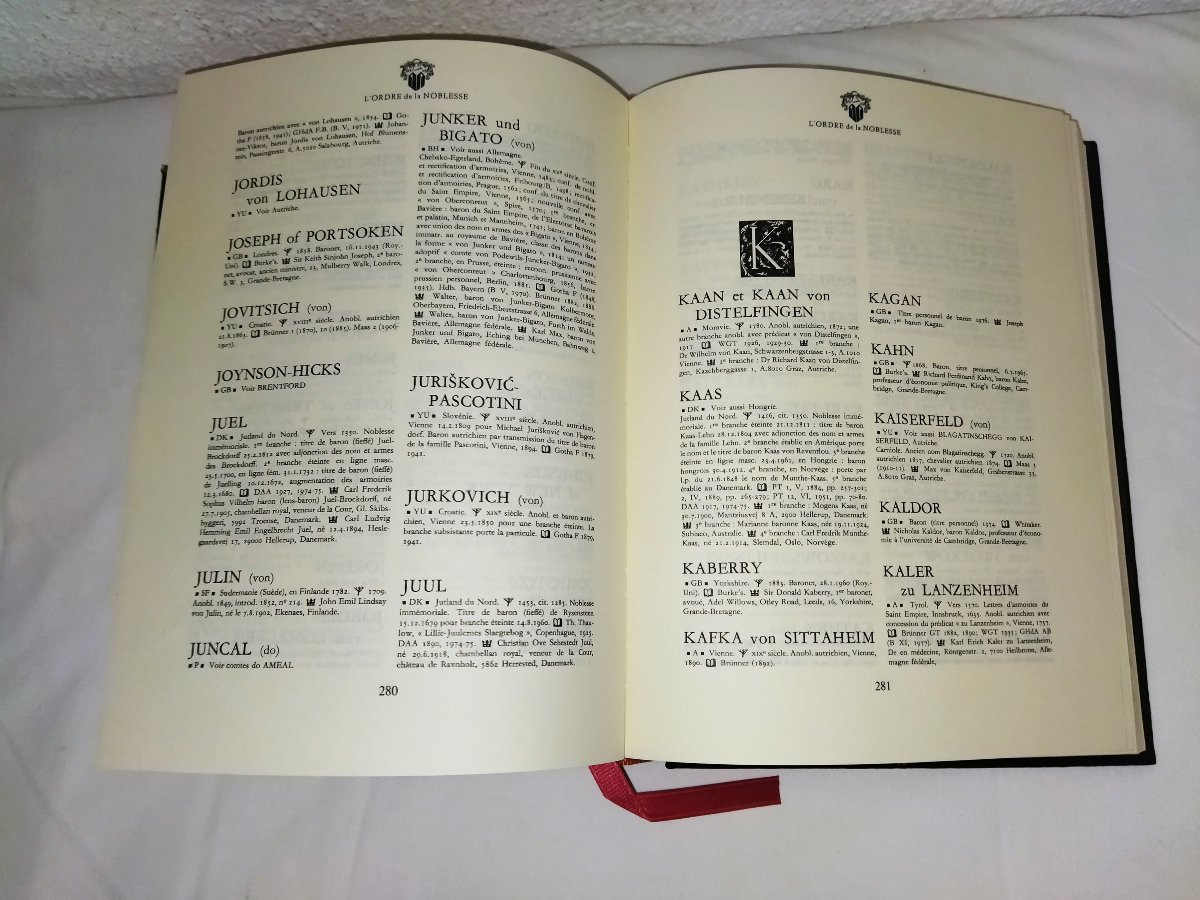 The Order Of The Nobility Jean De Bonnot 7 Volumes Coats Of Arms Blazons Collection-photo-6