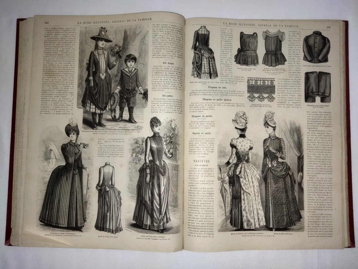 LA MODE ILLUSTRÉE Journal illustré Tenues & Accessoires féminins par Firmin DIDOT 1888-photo-6