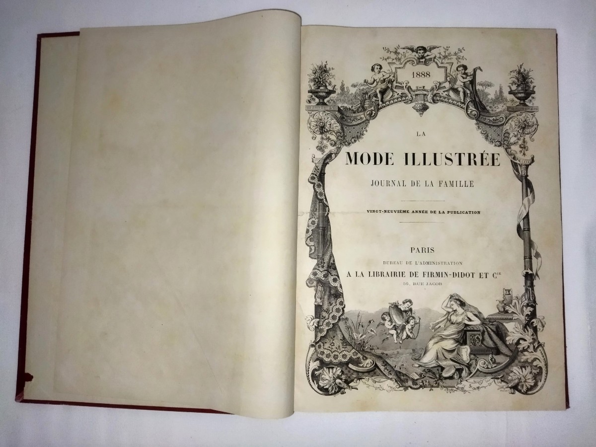 LA MODE ILLUSTRÉE Journal illustré Tenues & Accessoires féminins par Firmin DIDOT 1888