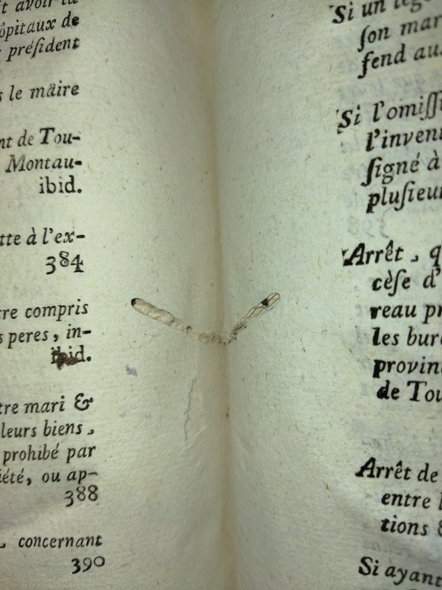 ARRESTS NOTABLES Tribunaux du Royaume Tome Ier PARIS 1756 Collection-photo-3