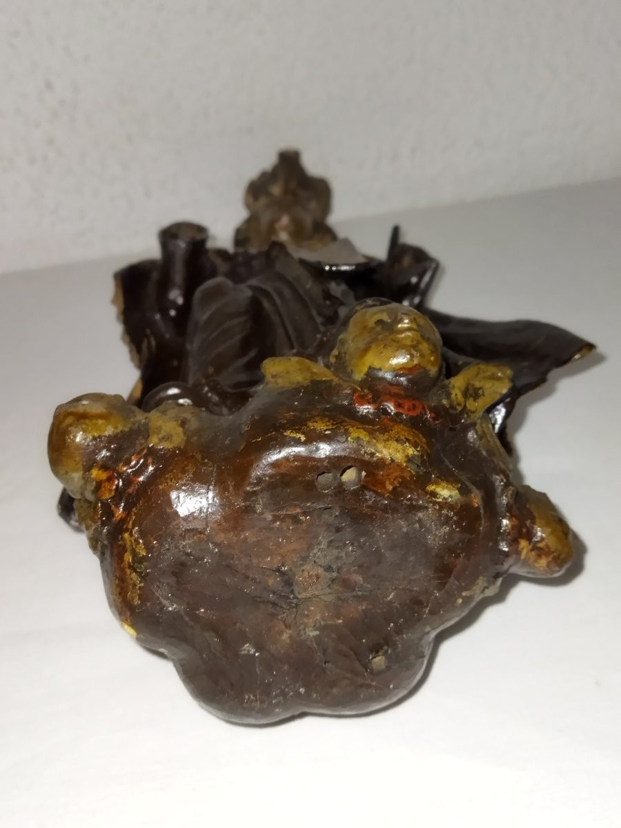Religious Statue Ancient Carved Wood Iberian Peninsula Collection XVII-photo-7