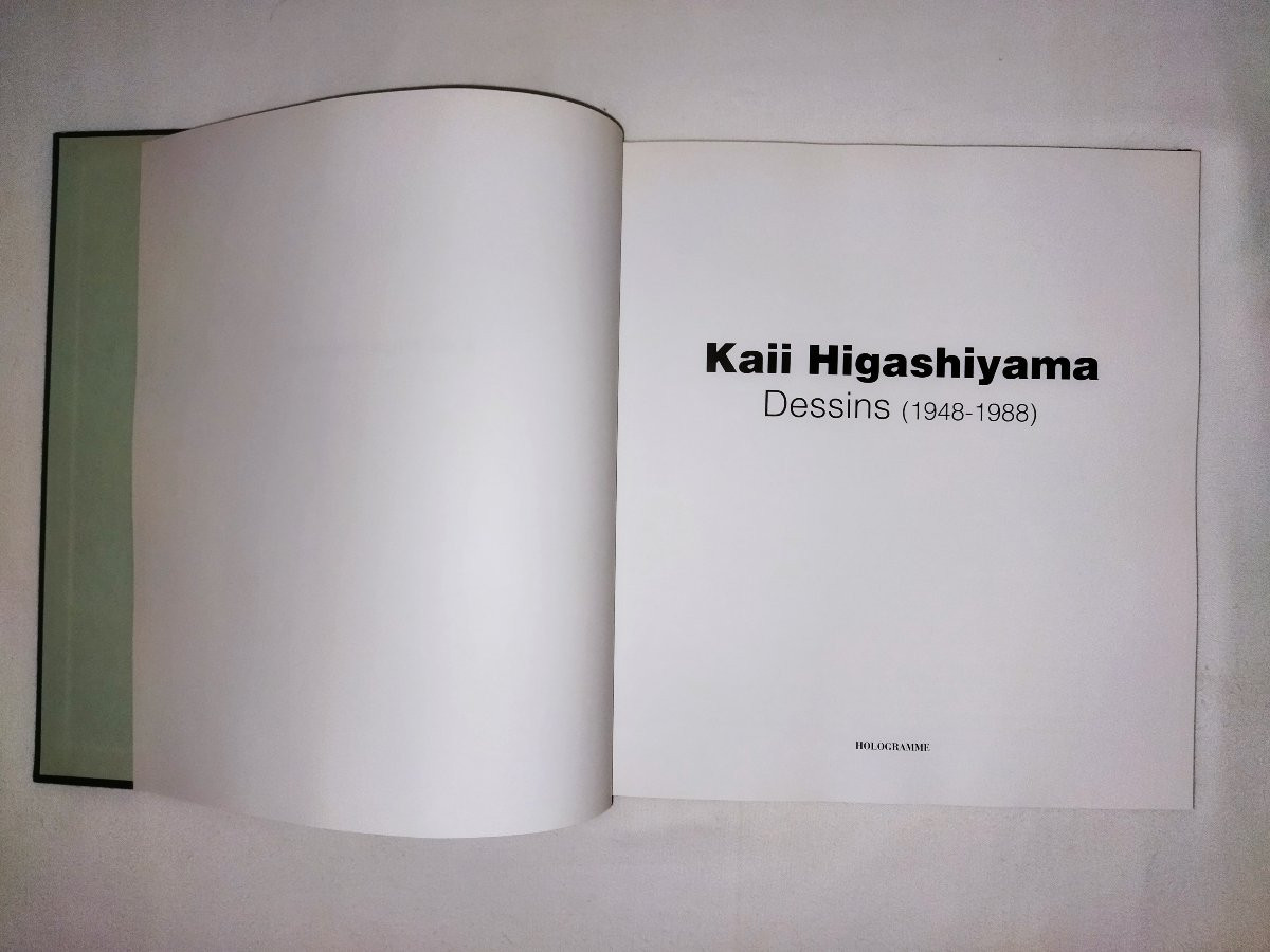 KAII HIGASHIYAMA "DESSINS 1948-1988"  Livre d'Art Artiste Peintre japonais Paysages Nature -photo-4
