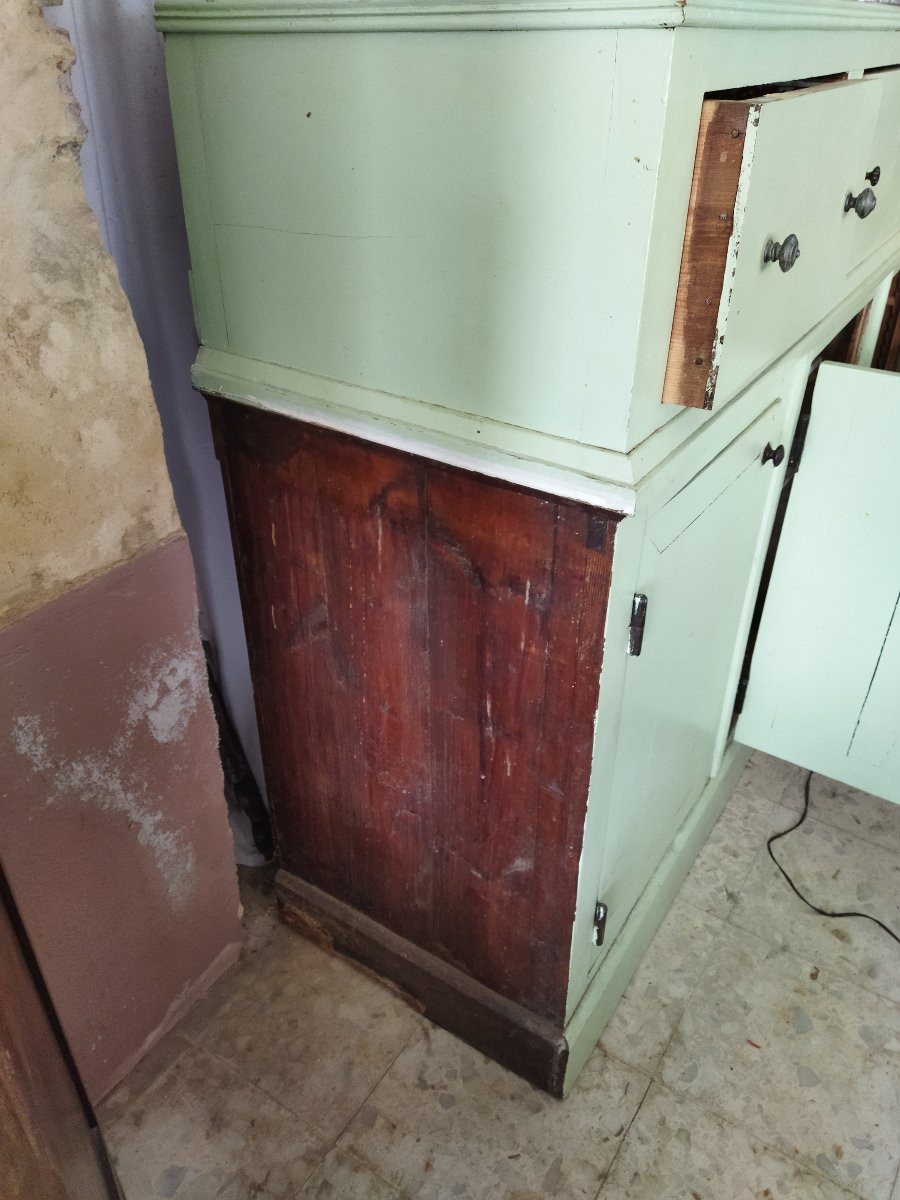 MEUBLE DE METIER Bahut Buffet d'Appui Enfilade 4 Portes 4 Tiroirs -photo-1