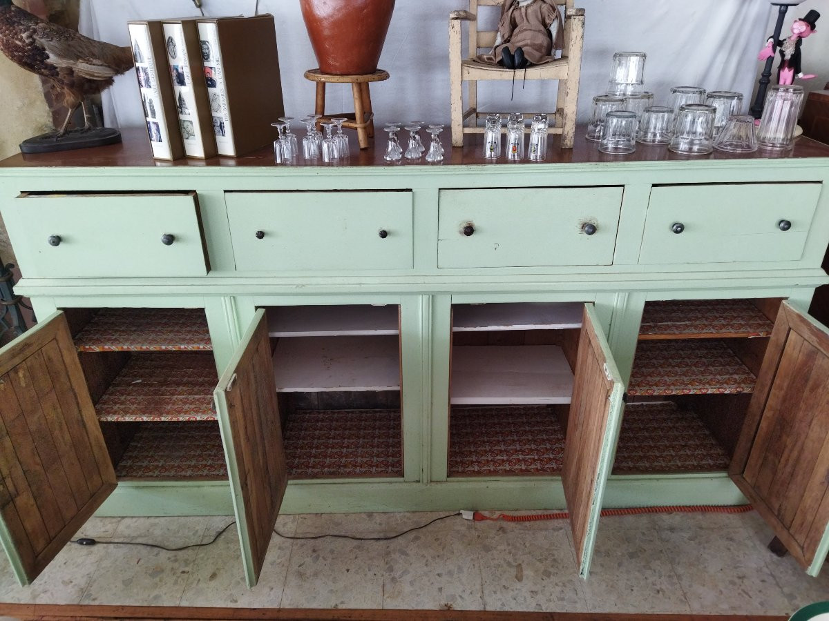 MEUBLE DE METIER Bahut Buffet d'Appui Enfilade 4 Portes 4 Tiroirs -photo-6
