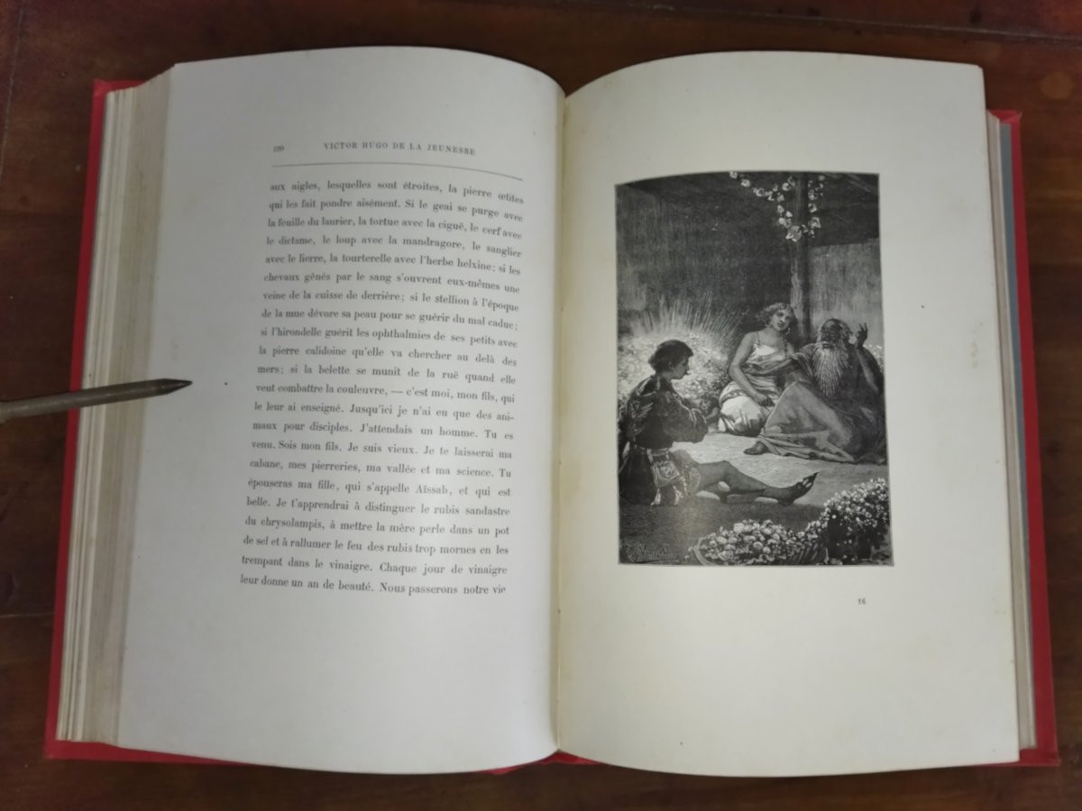 The Victor Hugo Of Youth Collection Of 4 Novels Editions Flammarion XIX-photo-3