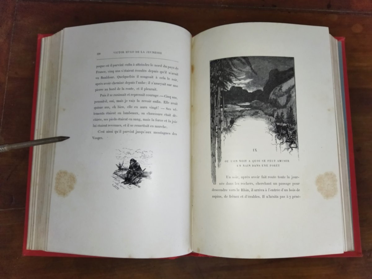 The Victor Hugo Of Youth Collection Of 4 Novels Editions Flammarion XIX-photo-4