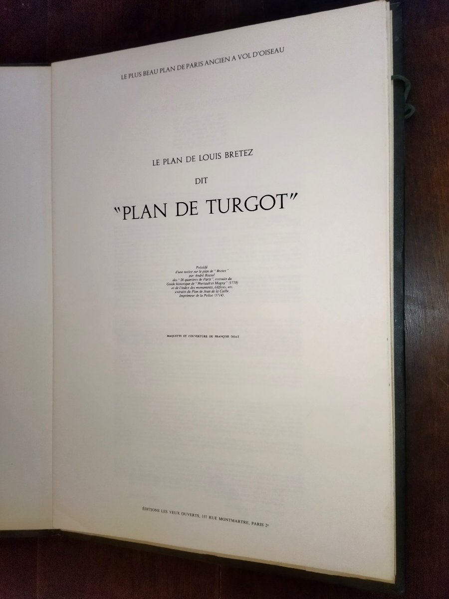 Turgot Map Bird's Eye View Of Parisian Neighborhoods Open Eyes Edition Complete-photo-4