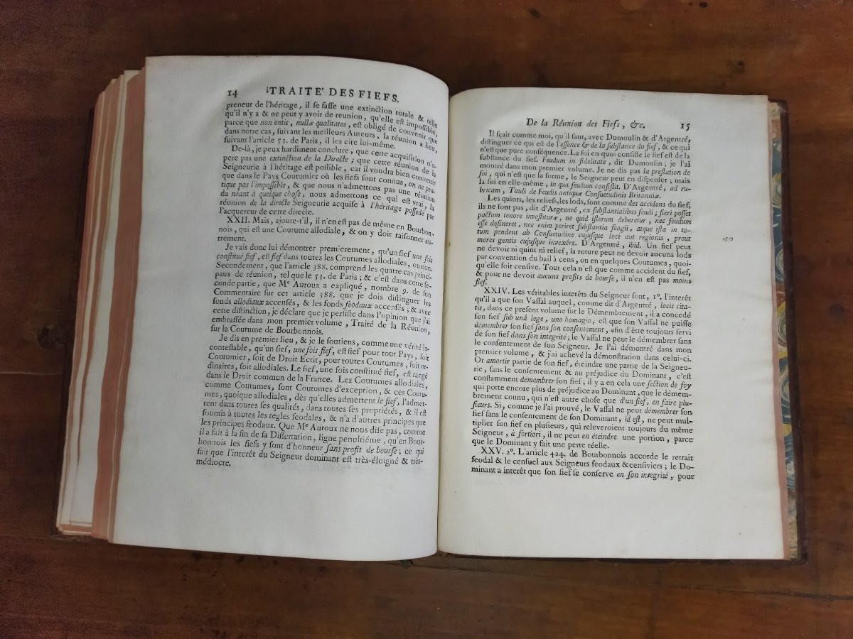 Traité des fiefs Pays coutumiers et droit Ecrit Germain-Antoine GUYOT Paris 1751 TOME III-photo-8