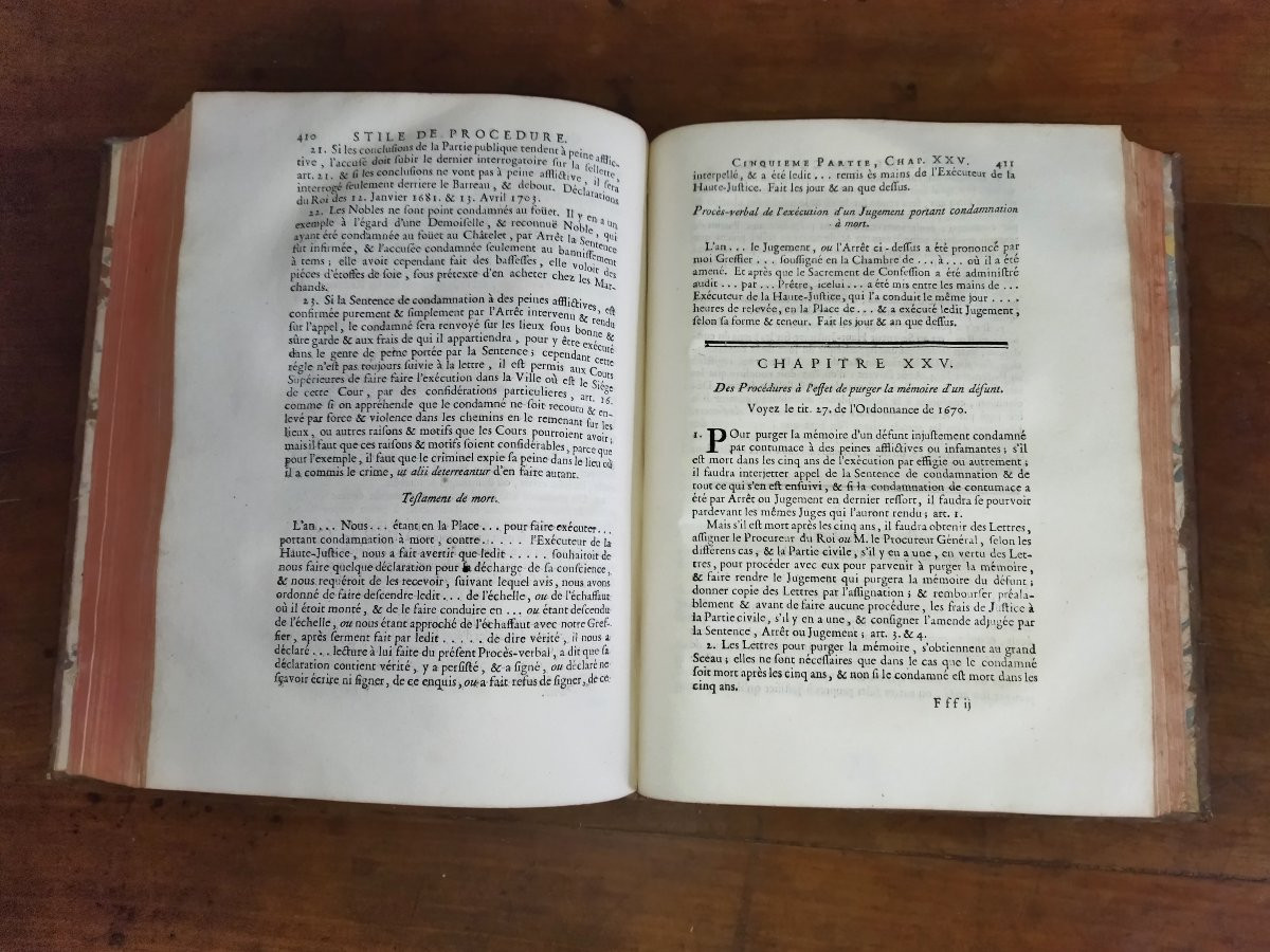 Procedures Royal Civil And Criminal Courts Ancient Legislation Théodore Le Gras 1769-photo-8