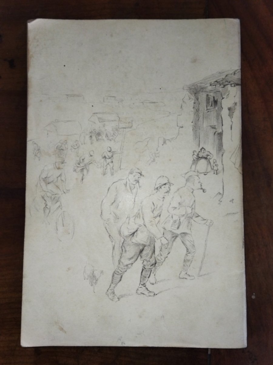 Militaria Revue In 2 Acts "at The Cantonment" & "in The Trenches" Louis Despax 1916-photo-2