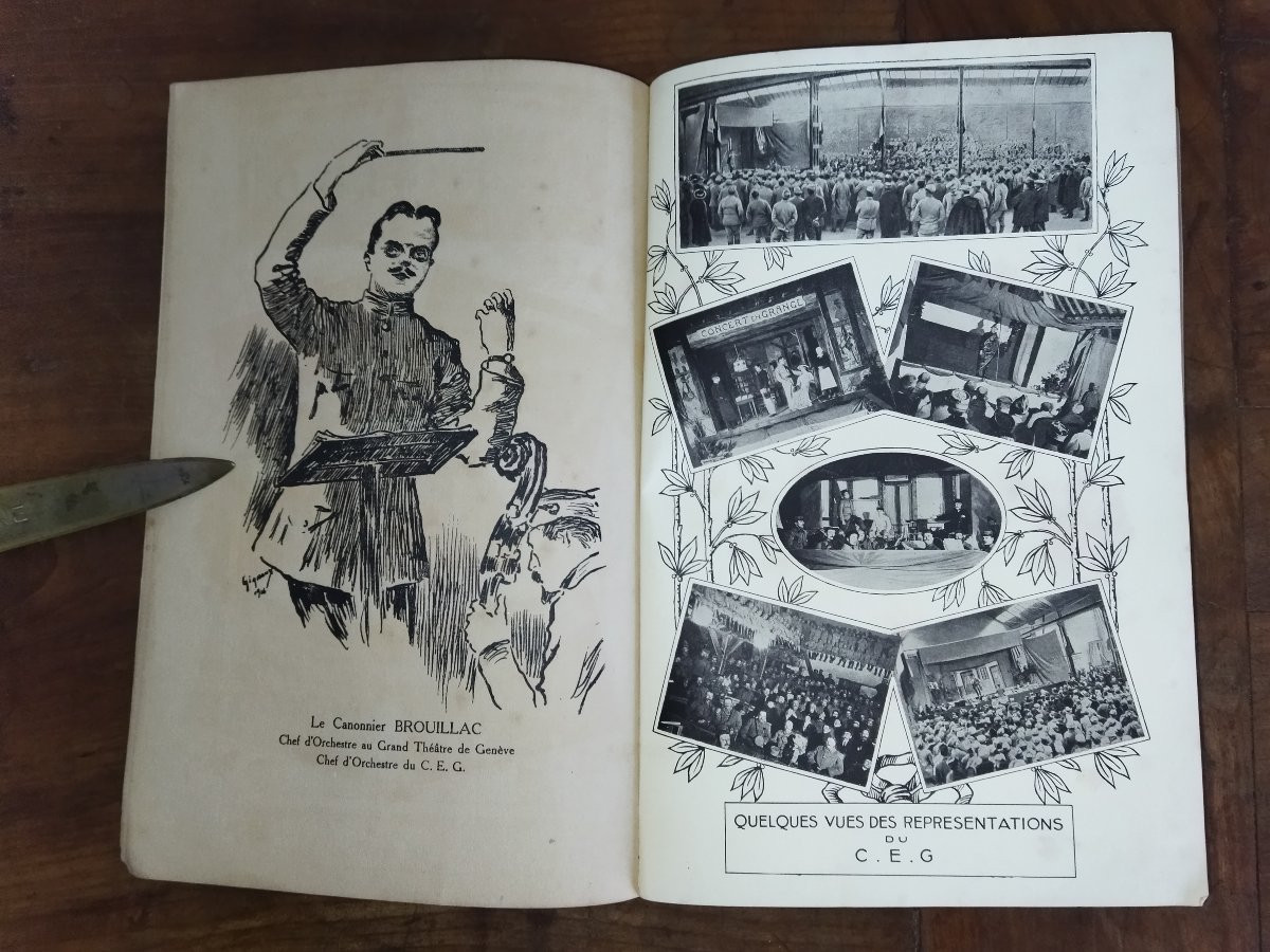 Militaria Revue In 2 Acts "at The Cantonment" & "in The Trenches" Louis Despax 1916-photo-1