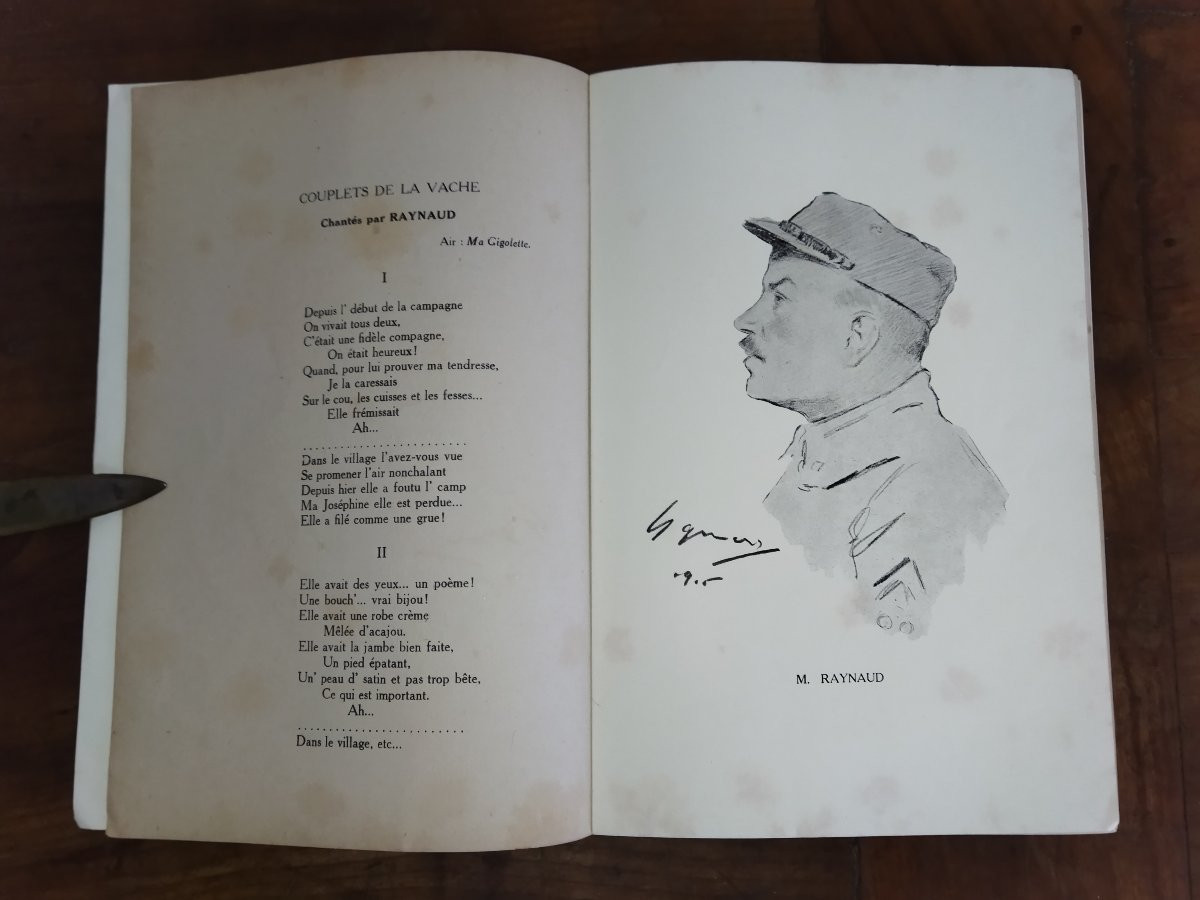 Militaria Revue In 2 Acts "at The Cantonment" & "in The Trenches" Louis Despax 1916-photo-2