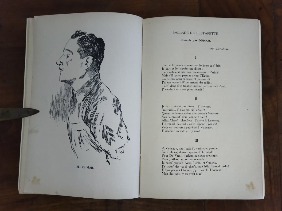 Militaria Revue In 2 Acts "at The Cantonment" & "in The Trenches" Louis Despax 1916-photo-3