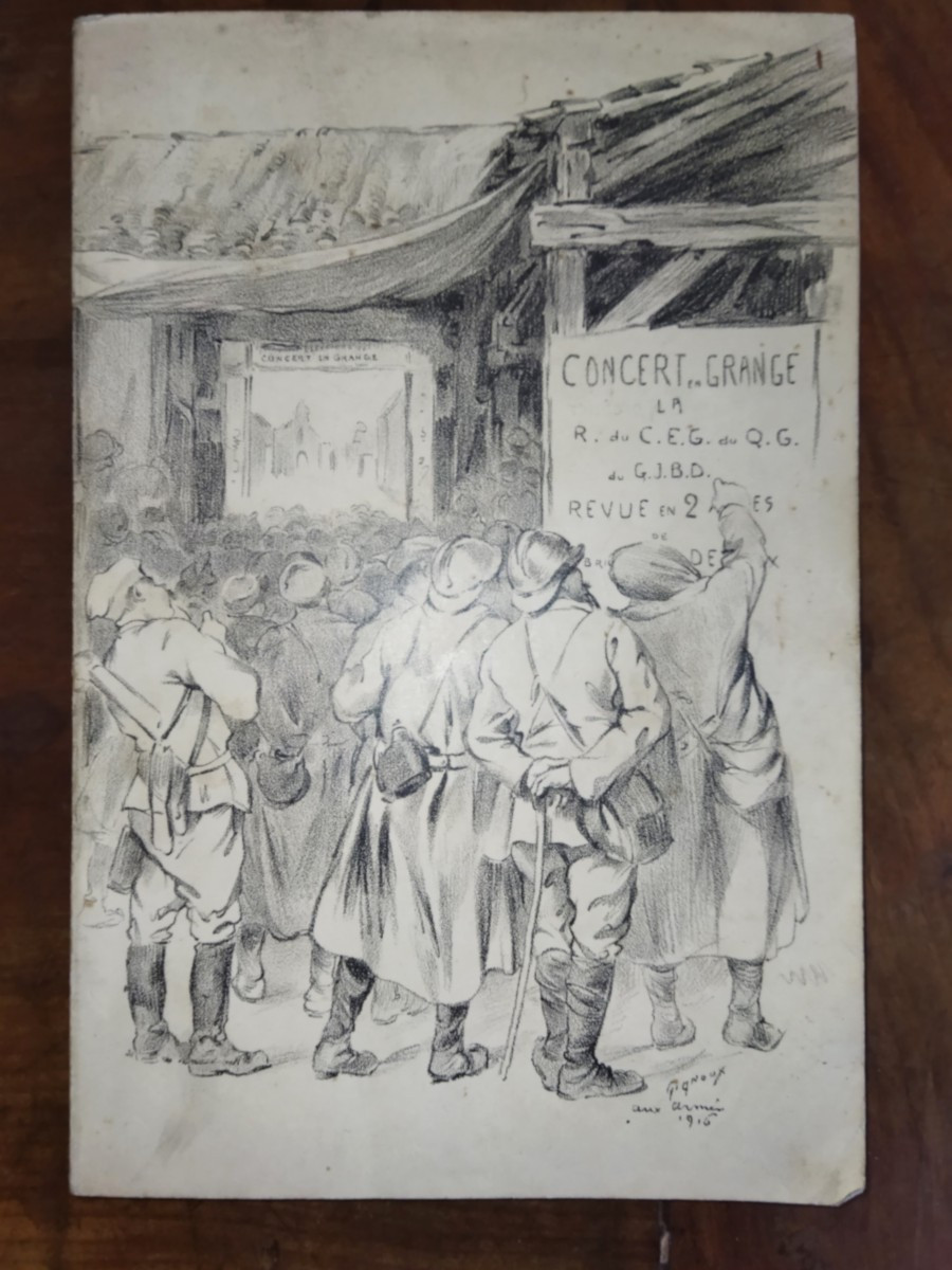 Militaria Revue In 2 Acts "at The Cantonment" & "in The Trenches" Louis Despax 1916