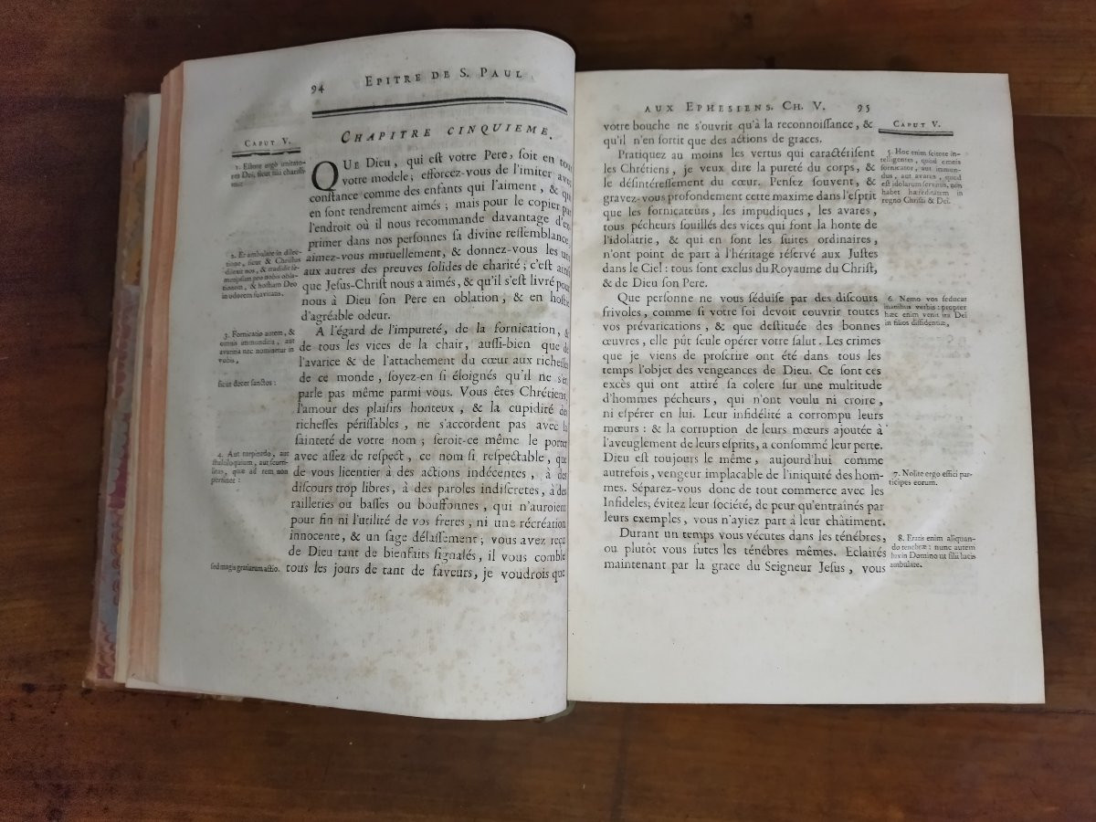 HISTOIRE DU PEUPLE DE DIEU Religion Epitre Apôtres Tome Second  I-J BERRUYER 1757-photo-3