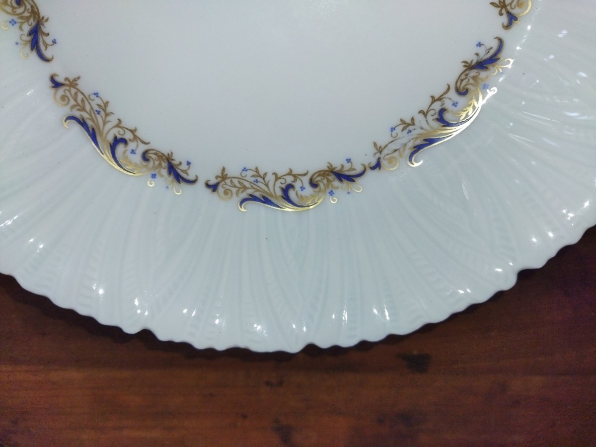 Limoges Jammet-seignolles 10 Porcelain Soup Plates "venus" 19cms-photo-8