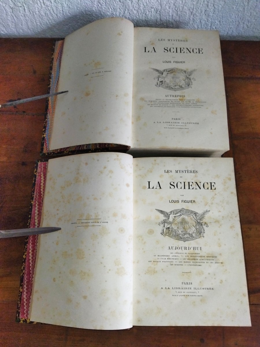 Fig Tree "the Mysteries Of Science" Past/present Medicine Spiritism Medium XIX-photo-1