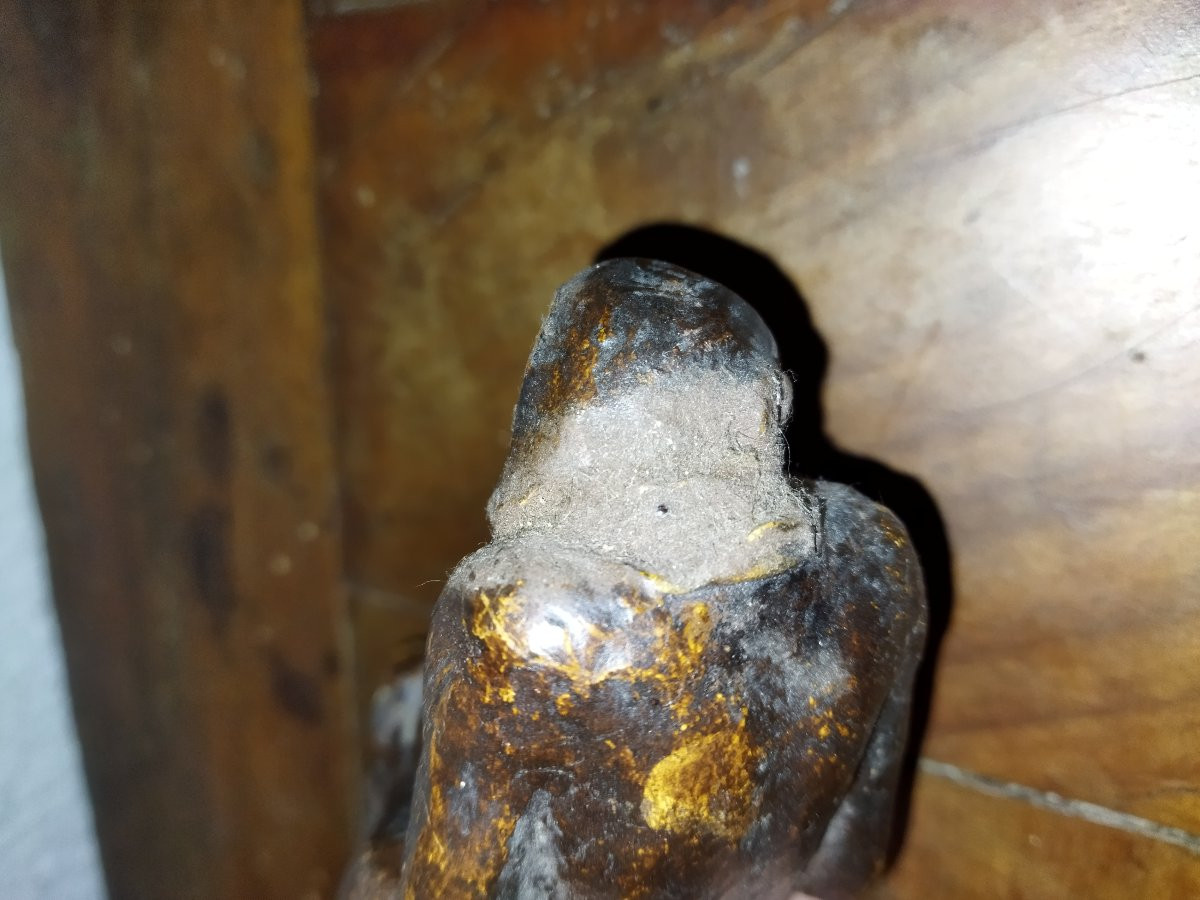 GARGOUILLE Chimère Plâtre peint Collection NOTRE-DAME de PARIS Marcel MARRON -photo-4