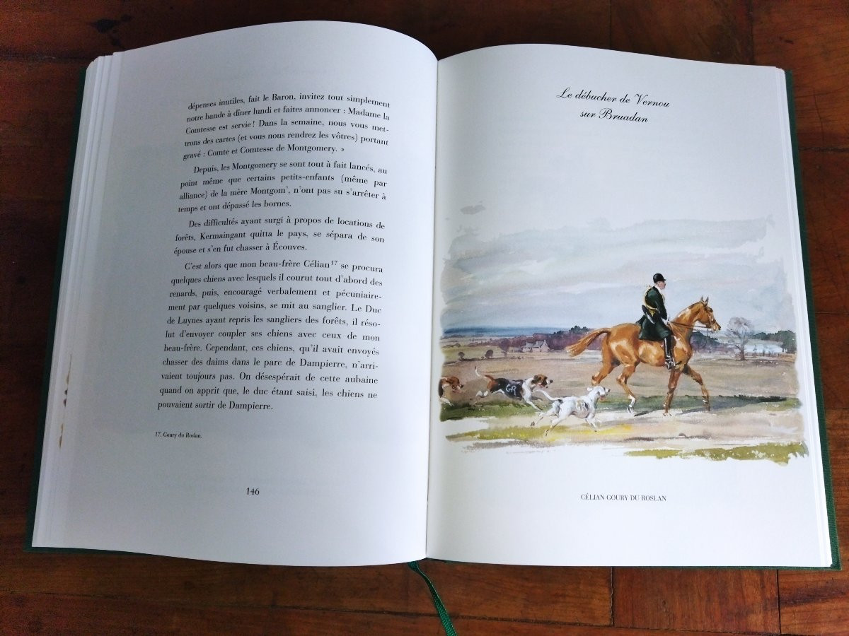 Memoirs Baron Karl Reille Hunting With Foxes Watercolor Eric Joly No. 1032 Collection-photo-7