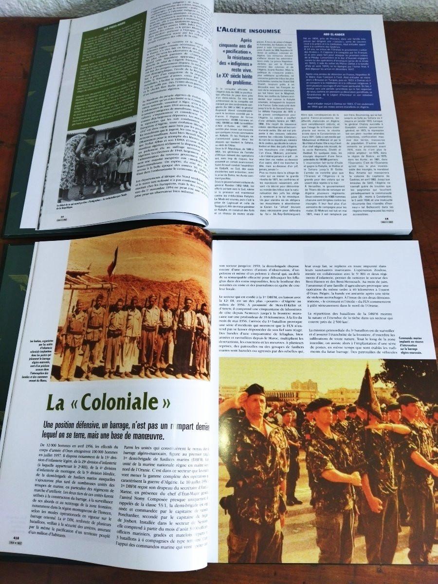 LA GUERRE D'ALGÉRIE 1954-1962 Tomes I & II Édition limitée  N° 2326 TRÉSORS DU PATRIMOINE-photo-1