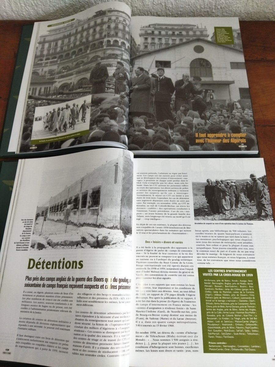 LA GUERRE D'ALGÉRIE 1954-1962 Tomes I & II Édition limitée  N° 2326 TRÉSORS DU PATRIMOINE-photo-2