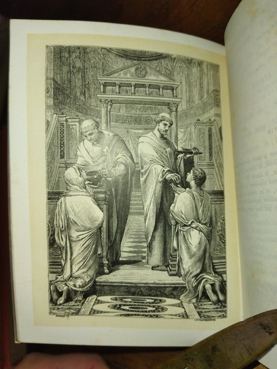 Roman Parishioner Religious Work Liturgy Christianity 19th Century Collection-photo-7