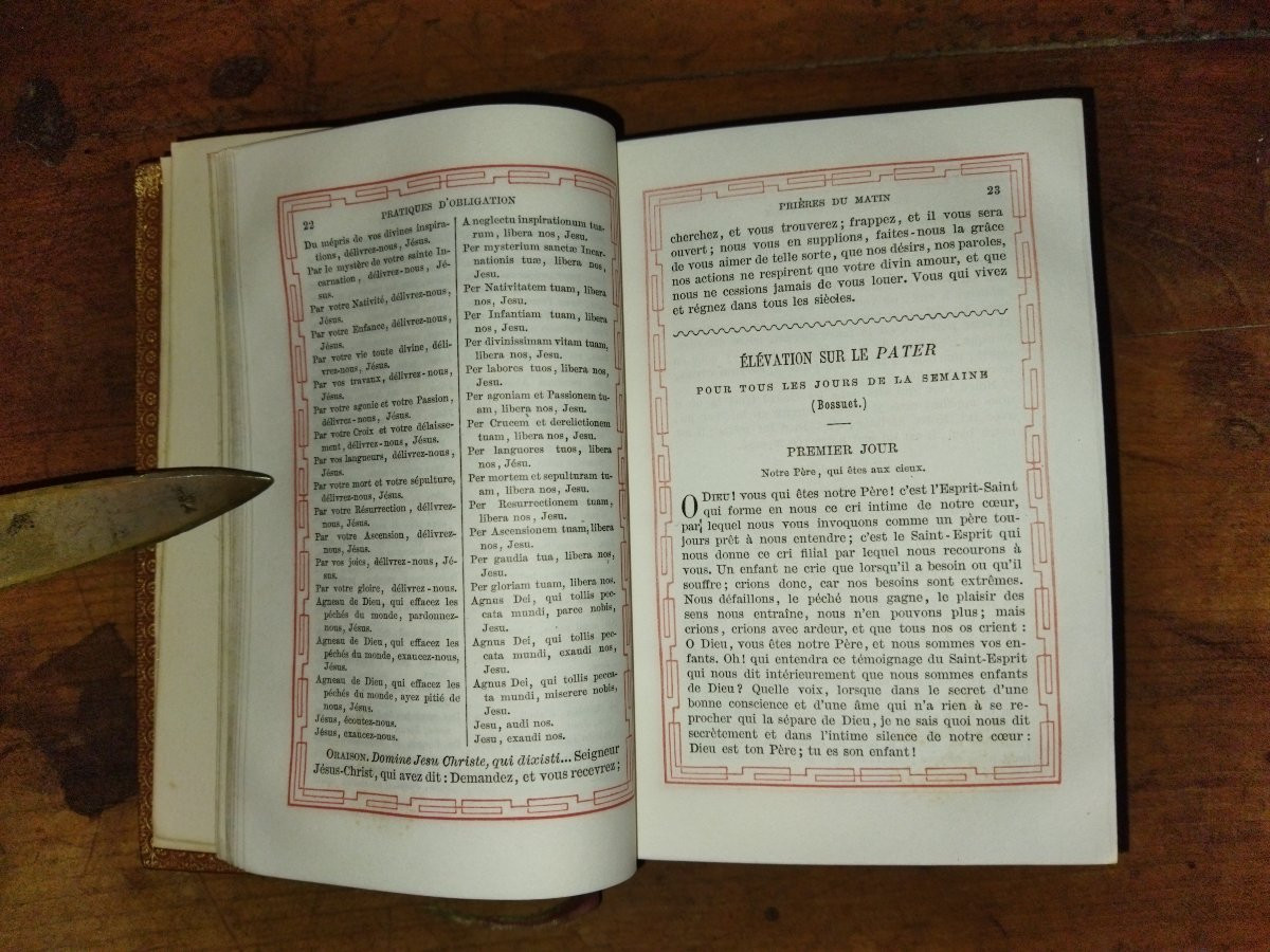 RECUEIL DE PRIERES Ouvrage religieux Liturgie Christianisme Méditations 1880 Collection-photo-2