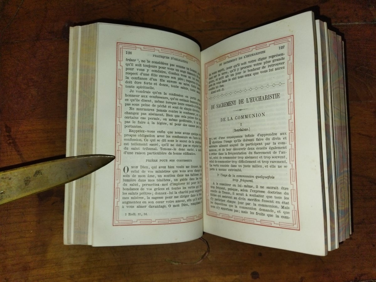 RECUEIL DE PRIERES Ouvrage religieux Liturgie Christianisme Méditations 1880 Collection-photo-3