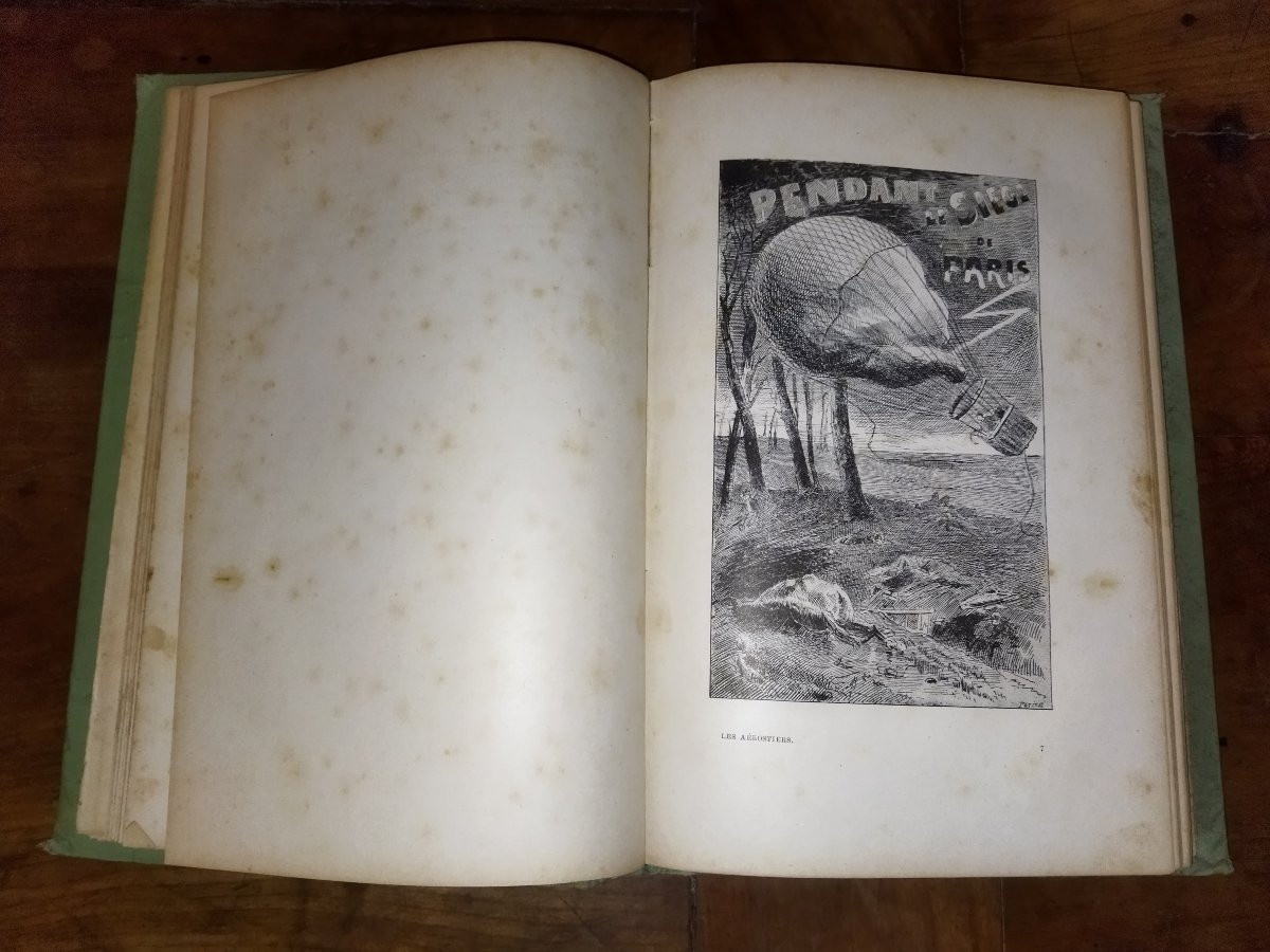 LES AÉROSTIERS MILITAIRES G. Béthuys Illustrations Gil BAER Paris 1889 Collection-photo-5