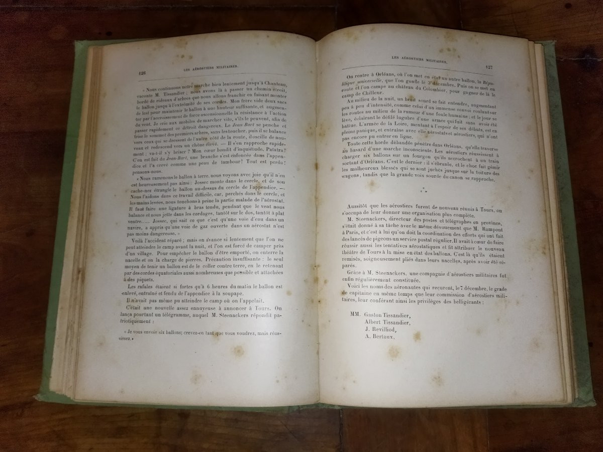 LES AÉROSTIERS MILITAIRES G. Béthuys Illustrations Gil BAER Paris 1889 Collection-photo-6