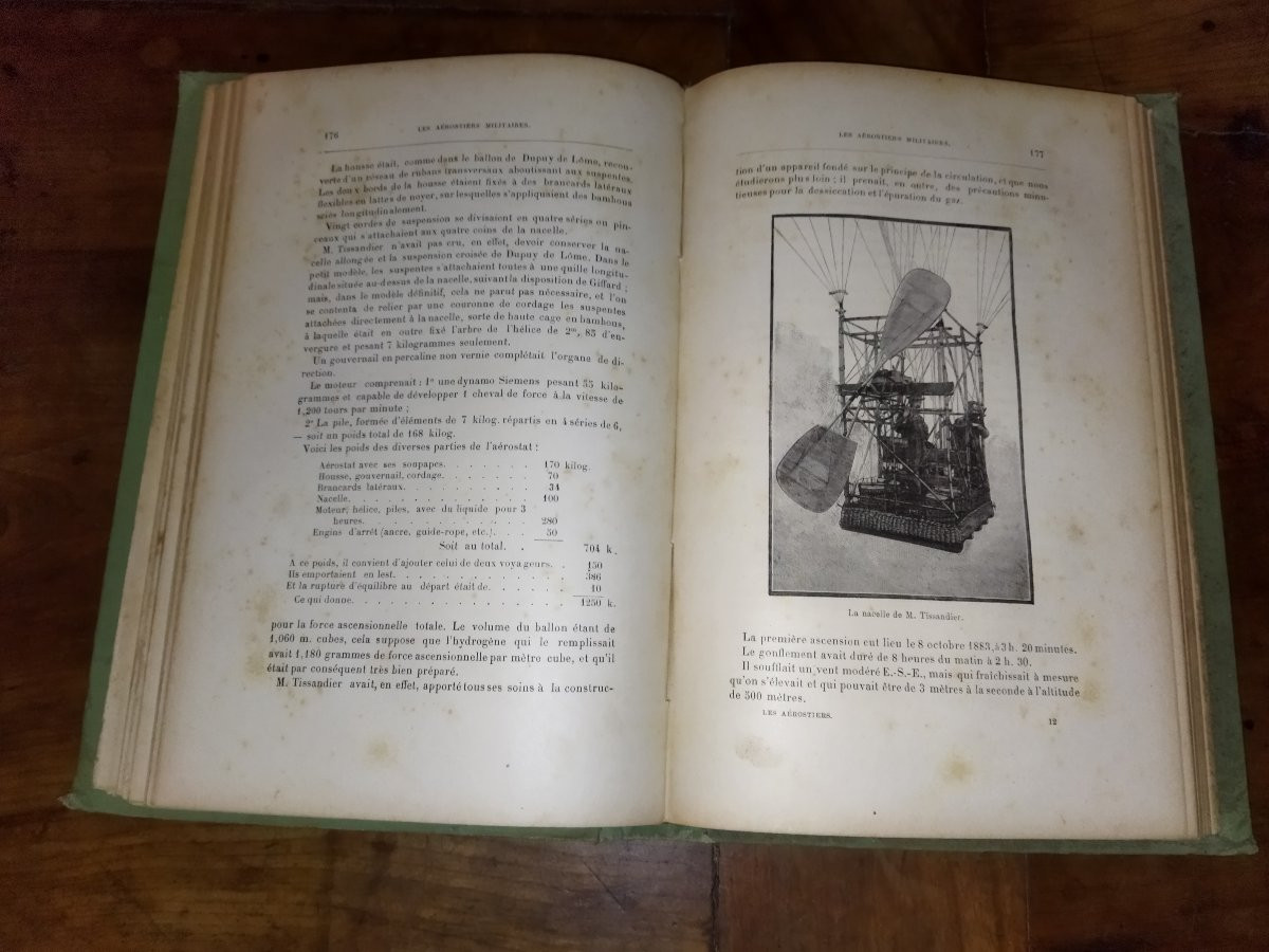 LES AÉROSTIERS MILITAIRES G. Béthuys Illustrations Gil BAER Paris 1889 Collection-photo-7
