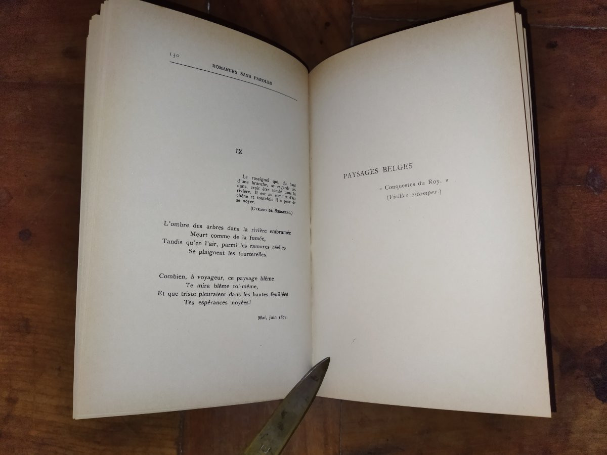 VERLAINE POÉSIES Fêtes Galantes Amours Sagesse Recueil Poèmes 1980-photo-6