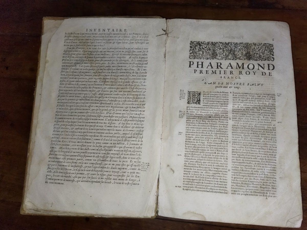 General Inventory Of The History Of France By Jean De Serres, 1640 Collection-photo-3
