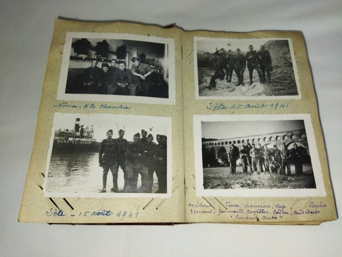 MILITARIA SGM Soldat RAC Nîmes Carnet de Route Afrique Guinée Photos Ethnologie -photo-3