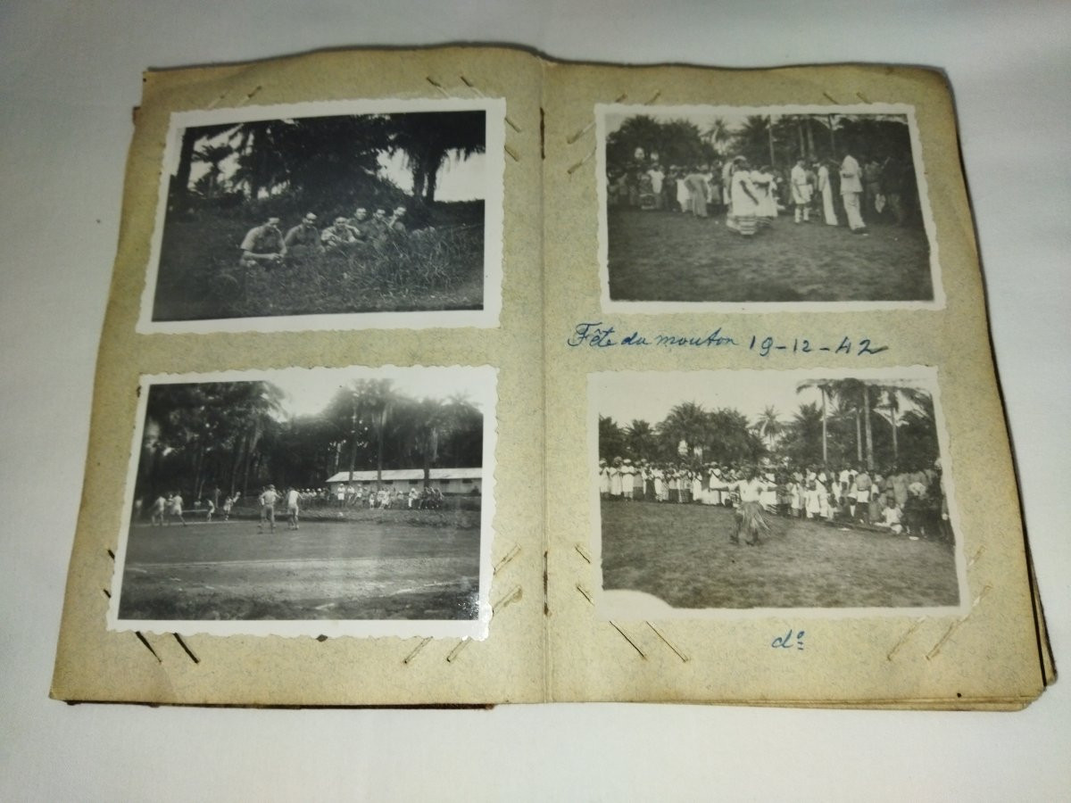 MILITARIA SGM Soldat RAC Nîmes Carnet de Route Afrique Guinée Photos Ethnologie -photo-2