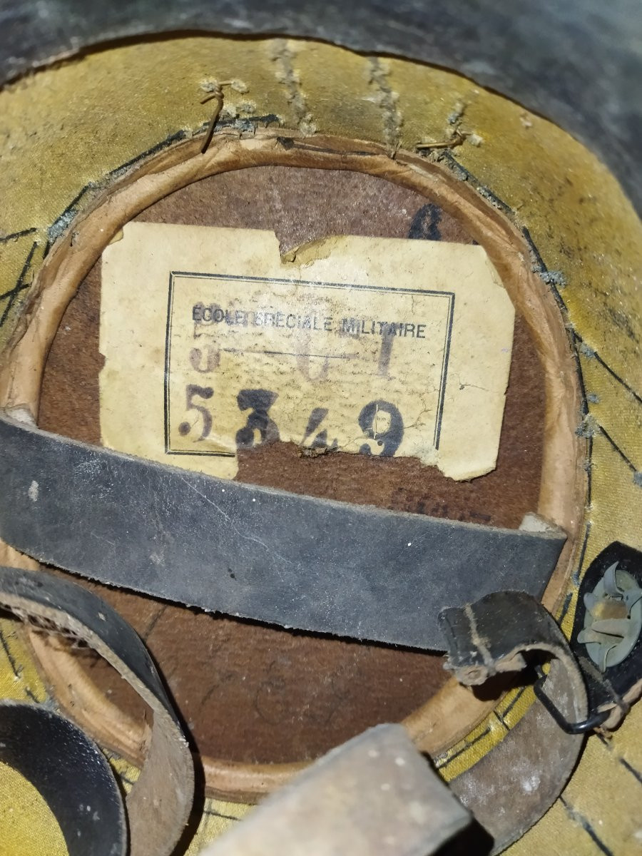 MILITARIA SHAKO Coiffe ancienne de l'École de Saint-Cyr Collection-photo-2