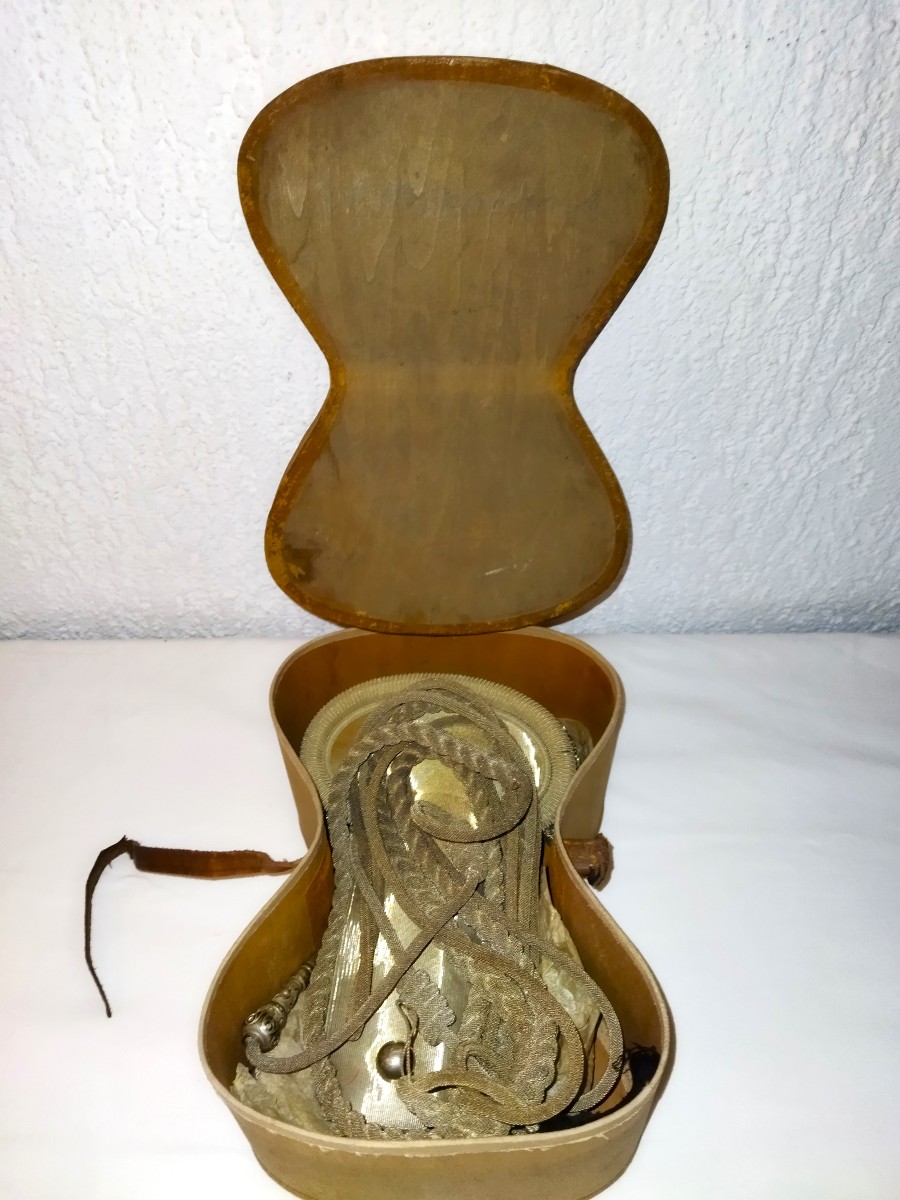 Militaria Antique Epaulettes Military Aiguillettes Gold Thread 19th Century Collection