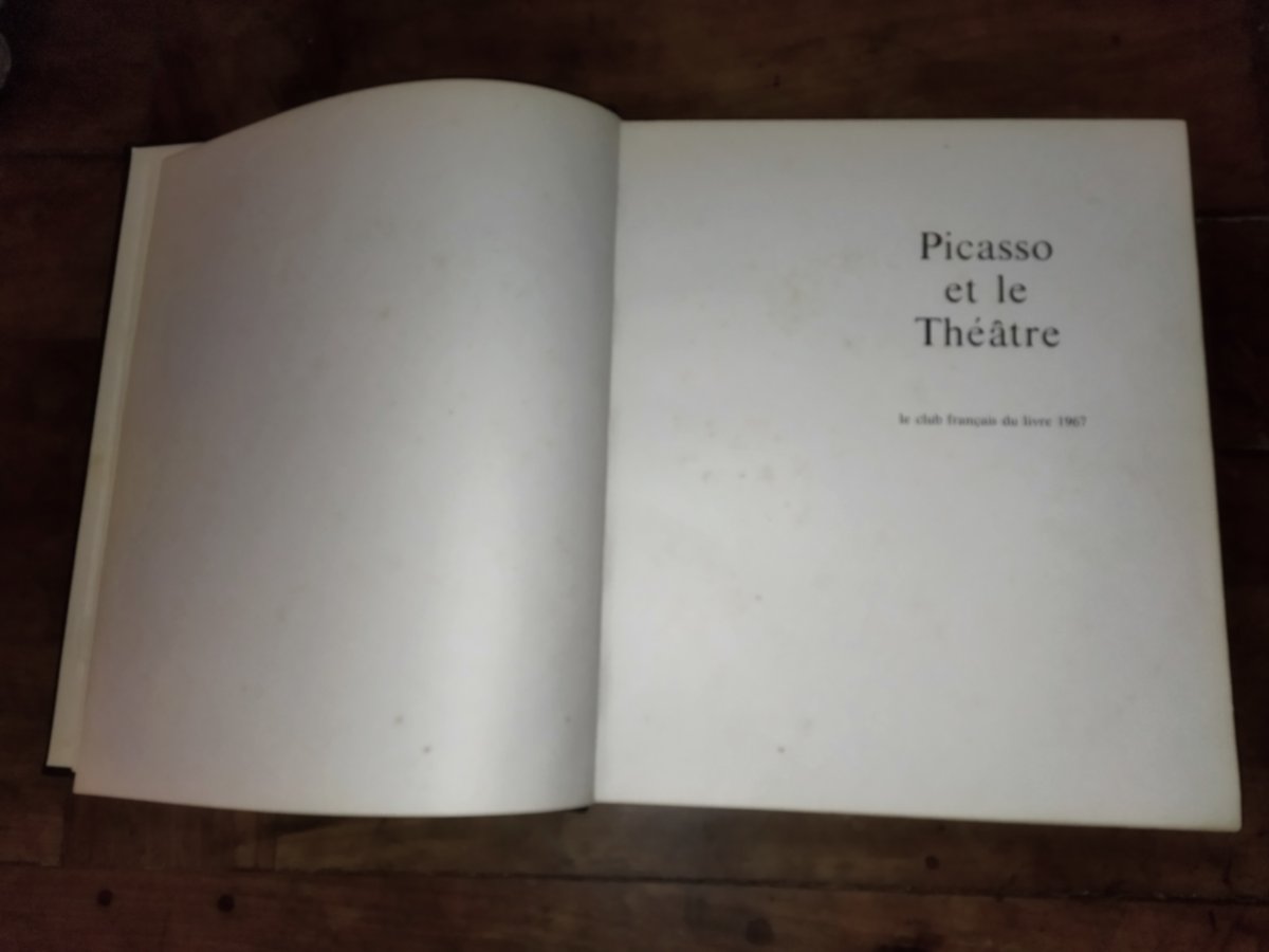 Picasso And The Theatre French Book Club Douglas Cooper 1967 No. 3581 Collection-photo-2