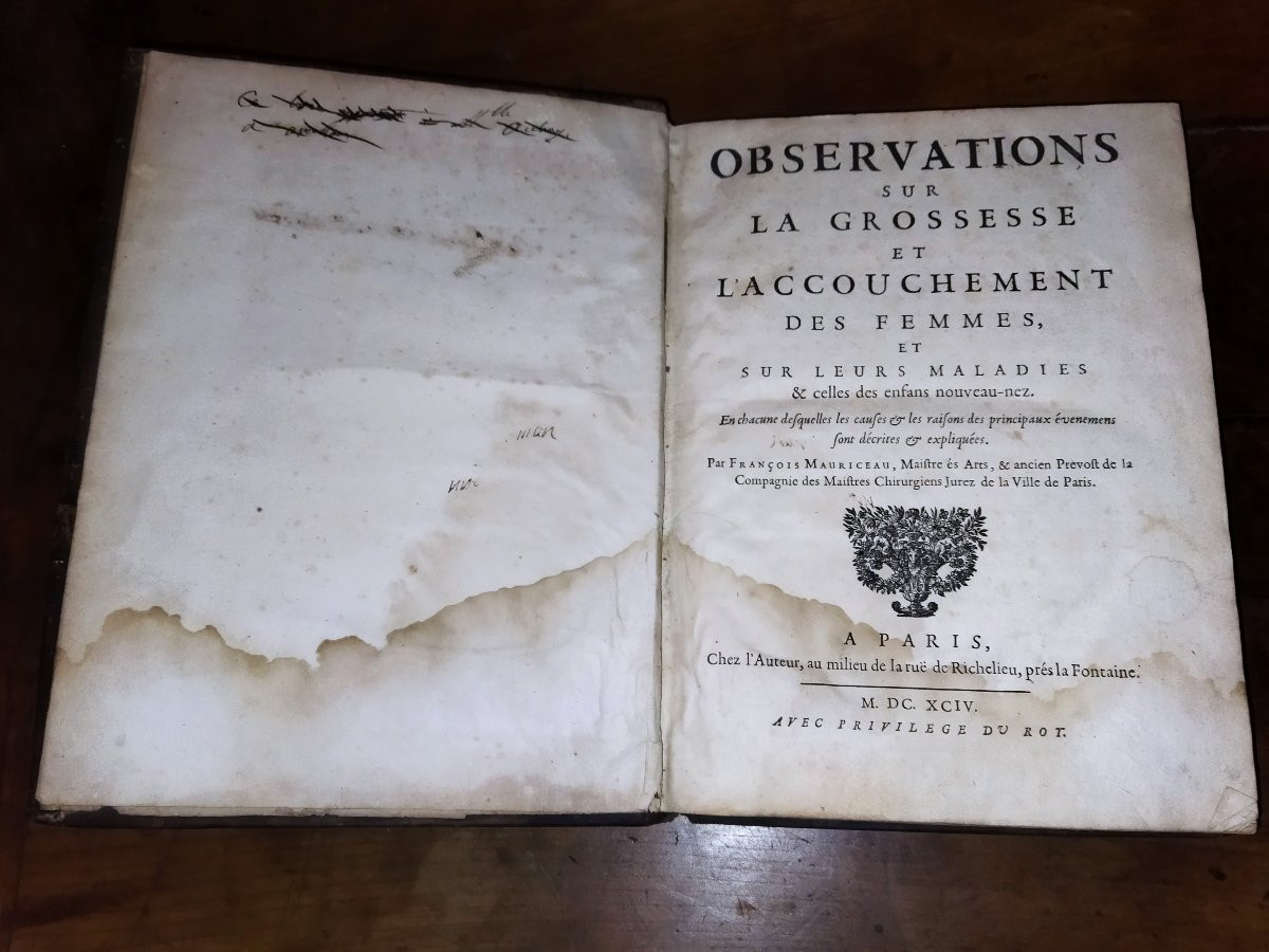 Mauriceau François Observations On Pregnancy And Childbirth In Women Medicine Disease 1694 Eo-photo-3