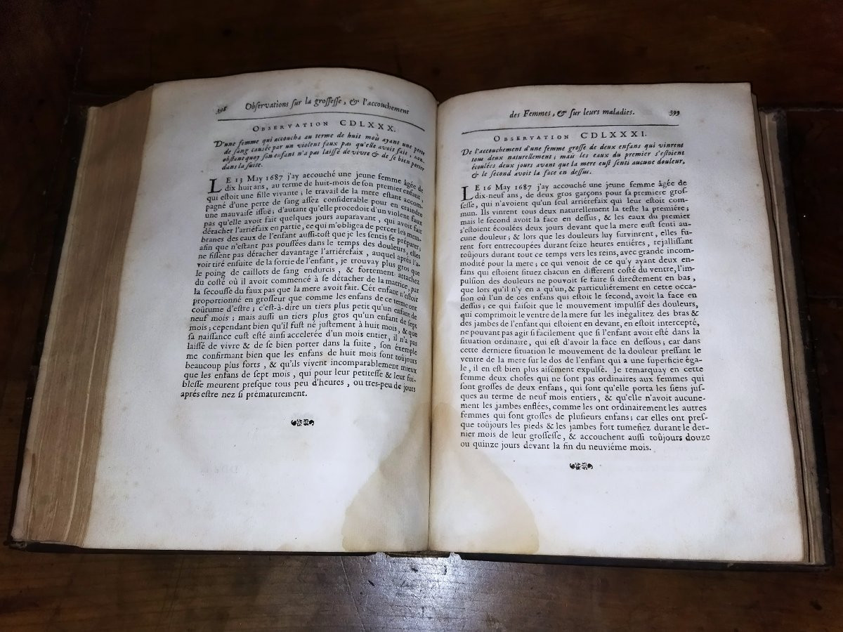 Mauriceau François Observations On Pregnancy And Childbirth In Women Medicine Disease 1694 Eo-photo-7