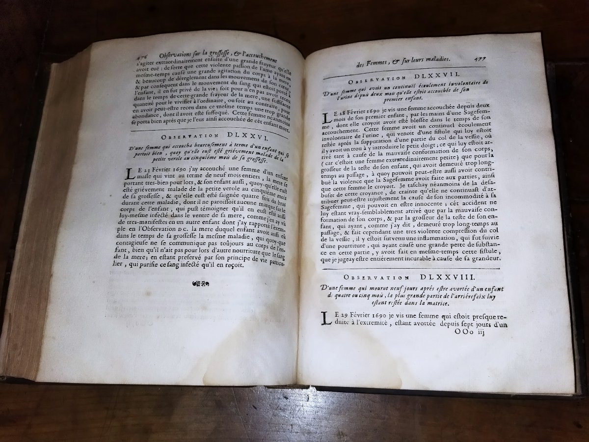 Mauriceau François Observations On Pregnancy And Childbirth In Women Medicine Disease 1694 Eo-photo-8