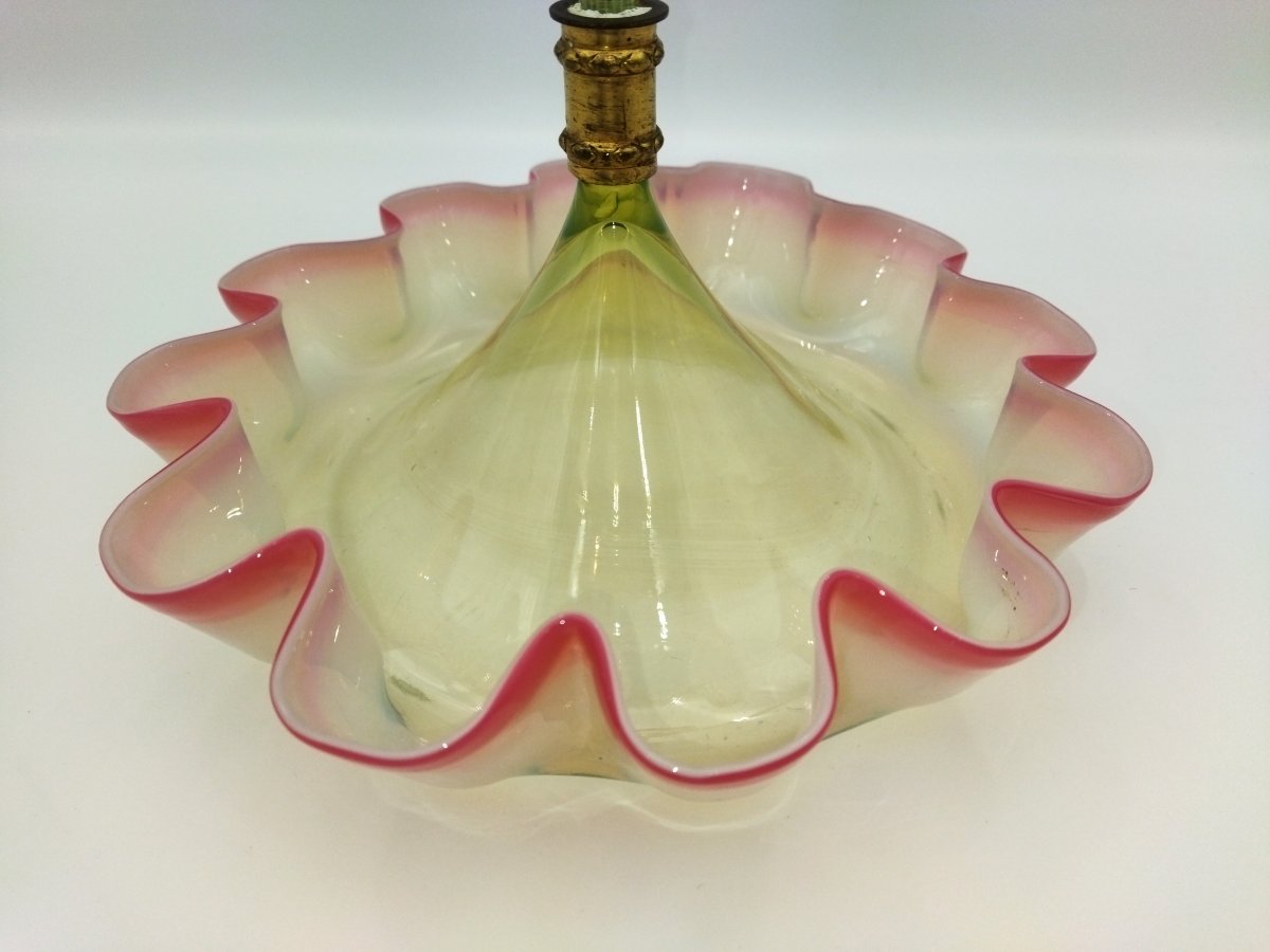 MURANO Centre de Table en Verre soufflé Tulipier XIX -photo-1