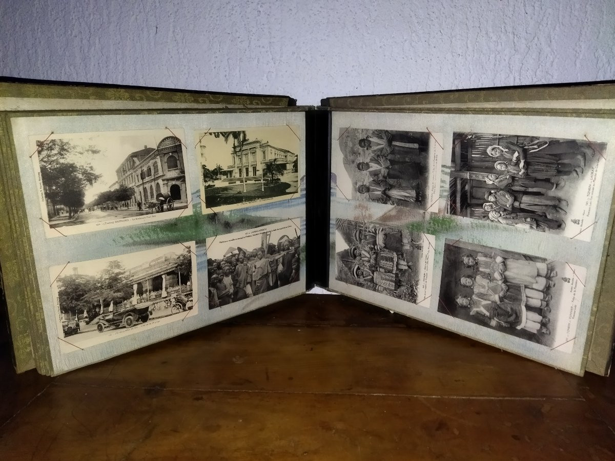VIET-NAM INDOCHINE ALBUM 75 Cartes Postales anciennes Collection ANNAM HANOI TONKIN-photo-5