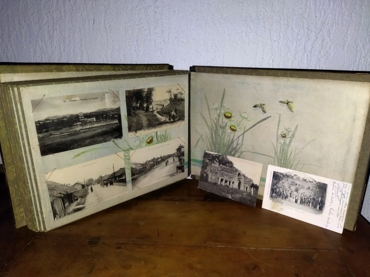 VIET-NAM INDOCHINE ALBUM 75 Cartes Postales anciennes Collection ANNAM HANOI TONKIN-photo-8