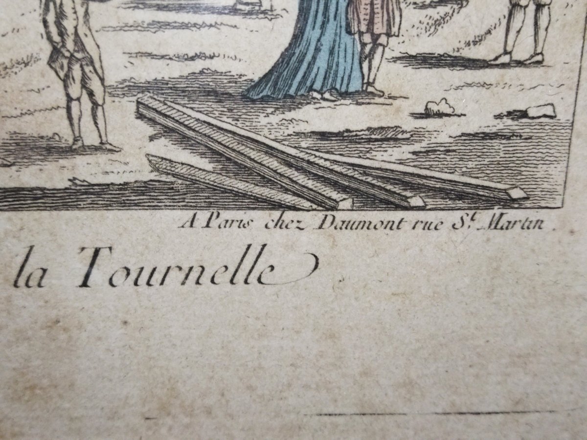 Optical View And Its Golden Frame: Paris, Ile Saint-louis, Pont De La Tournelle, Notre-dame...-photo-3